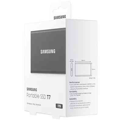 Накопичувач SSD USB 3.2 1TB T7 Samsung (MU-PC1T0T/WW) Вінниця