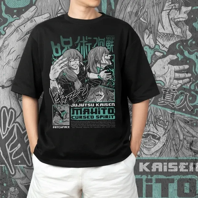 Футболка для підлітка хлопчика з принтом Магическая Битва Махито Розмір 160 Anime10723 Дніпро - фото 4