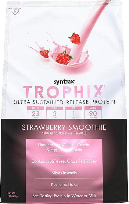 Протеїн Syntrax Trophix (66 % protein) 907g (Strawberry Smoothie) Луцьк - фото 1