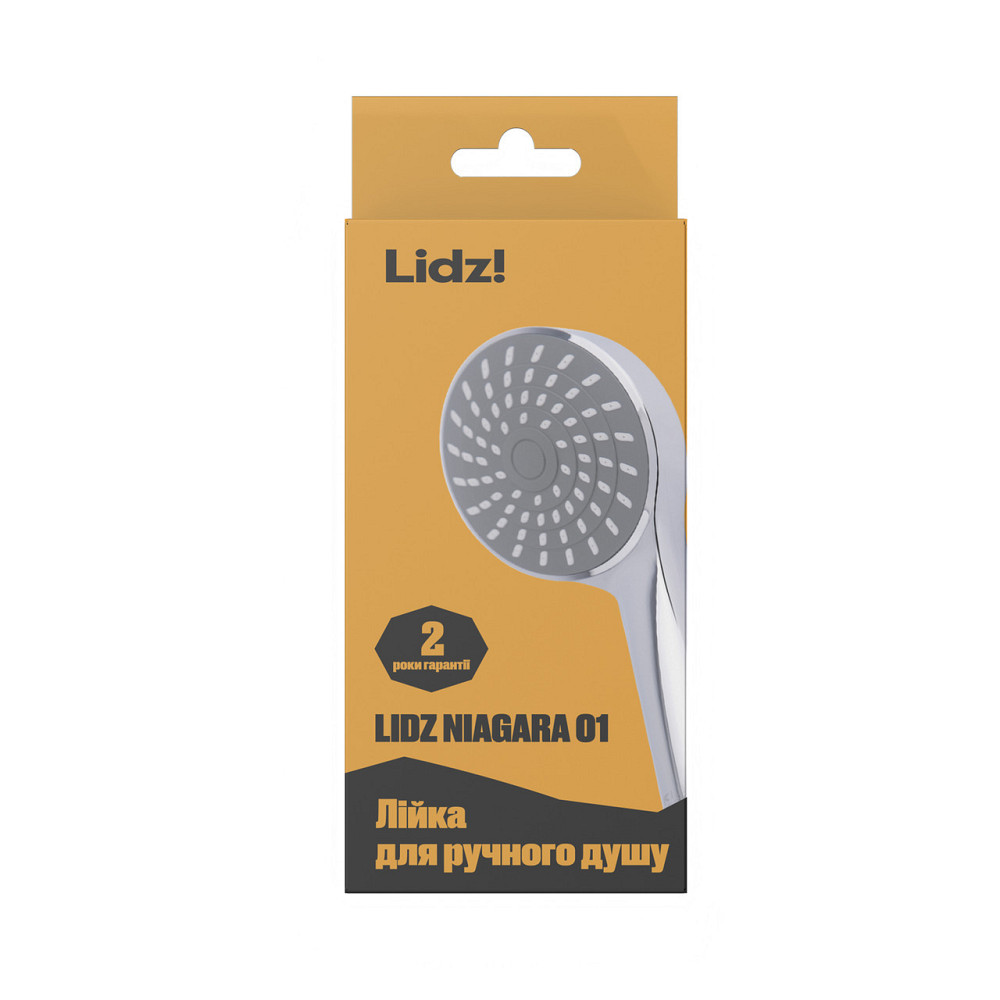 Лейка для ручного душа Lidz Niagara 01 98 мм округлая LDNIA01CRM22034 Chrome Киев - изображение 7