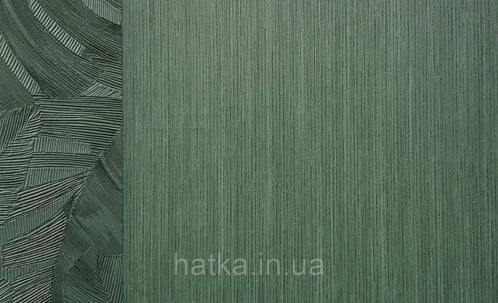 Обои винил на флизелине Grandeco Time метровые однотонные тонкая полоска темно зеленые Киев - изображение 2