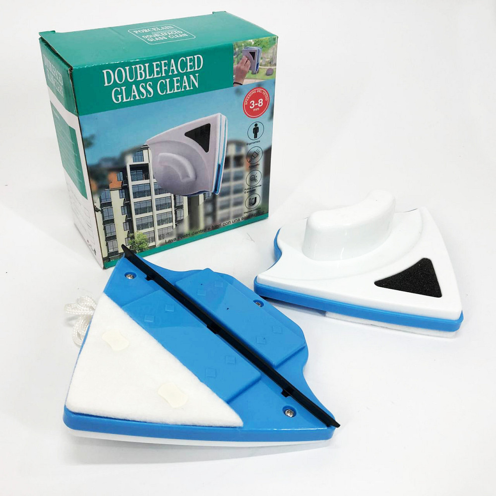 Щетка магнитная для мытья стекол с двух сторон Doublefaced Glass Clean OD-34 Львов - изображение 11