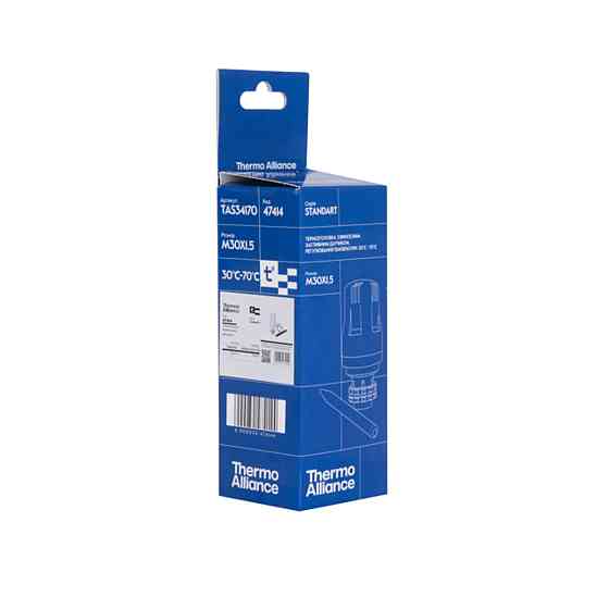 Термоголовка Thermo Alliance Standart М30х1,5 (30-70℃) с выносным датчиком TAS34170 Киев