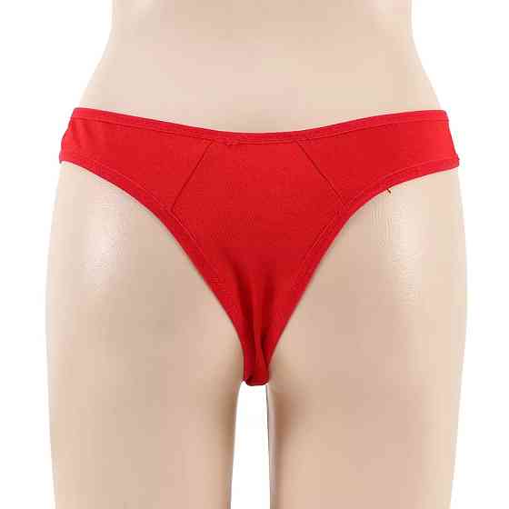 Мужские стринги з сеткой one size черно-красный Киев