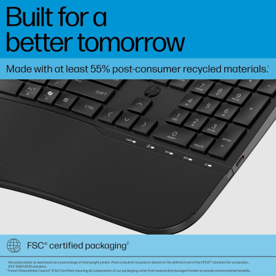Клавиатура HP 680 Comfort Dual-Mode UA Black (8T6L8AA) Винница - изображение 7
