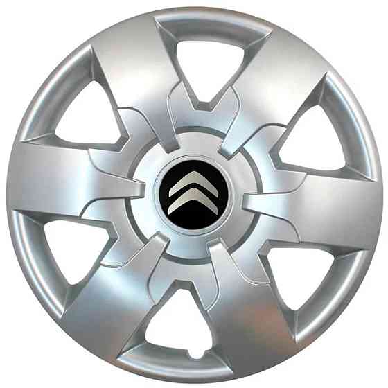 Автомобильные модельные колпаки R16 Citroen 413 4шт, SJS, серебряные Киев