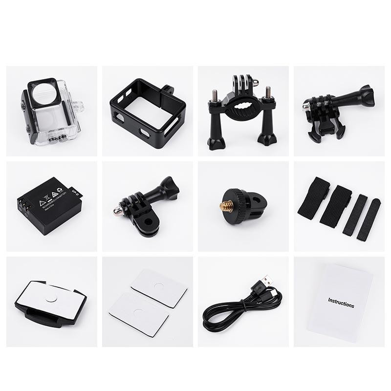 Екшн камера HOCO DV102 4K anti-shake sports camera Black Київ - фото 7