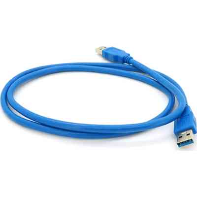 Дата кабель USB 3.0 AM/AM 1.5m blue Voltronic (YT-3.0AM+AM-1.5) Винница