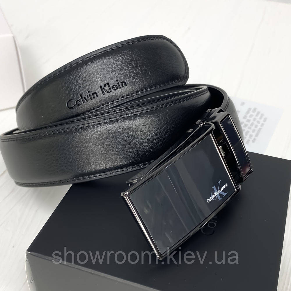 Кожаный ремень с пряжкой автомат Ск (496) Киев - изображение 5