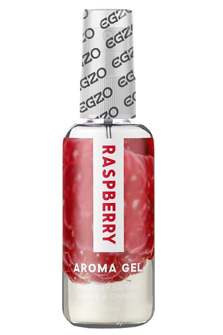 Оральний гель-лубрикант EGZO AROMA GEL - Raspberry, 50 мл Sex Aura Київ - фото 4