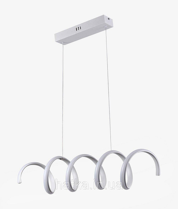 Люстра підвісна світлодіодна Sirius LCD3055 WT біла Київ - фото 4