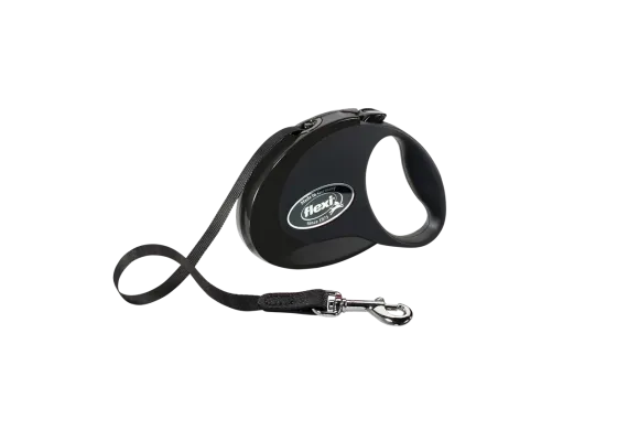 Рулетка-повідець Flexi Style S стрічка 3м/12кг (чорний) Вінниця