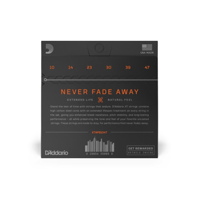 Струни для гітари D'Addario XT Phosphor Bronze Extra Light (10-47) (XTAPB1047) Вінниця - фото 3