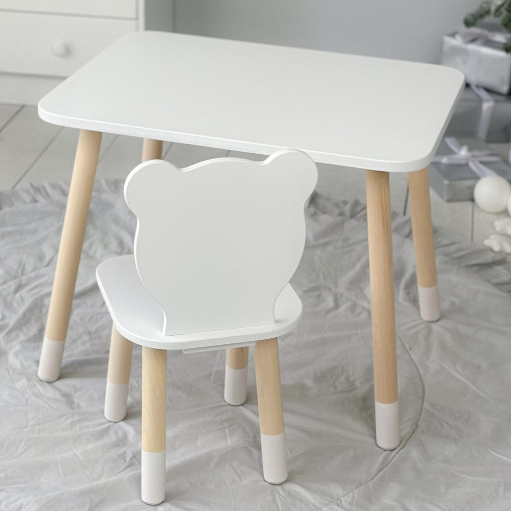 Дитячий прямокутний столик 46х60х45, стіл для дитячої кімнати від 1 року, фіолетовий Київ - фото 5