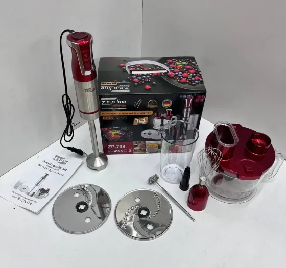 Блендер Zepline ZP-798 1500 Вт 7в1 красный Коломыя