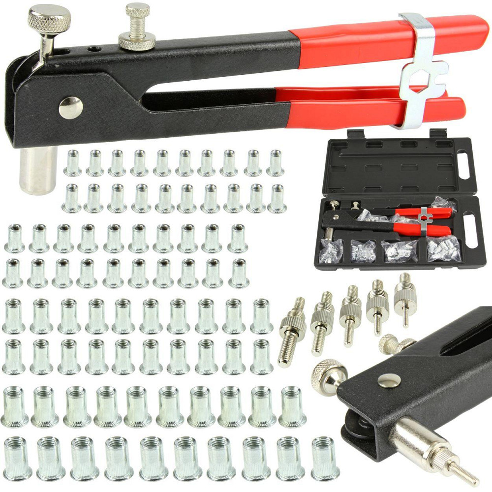 Професійний ручний заклепочник для гайок M3-M8 106 елементів Mar-Pol (M49568) Нововолинськ - фото 1