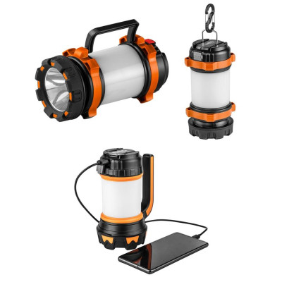 Фонарь Neo Tools 800 люмен 3в1, power bank, лампа, 10Вт, 1200 мАг (99-031) Винница - изображение 3