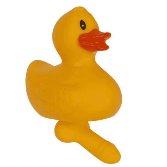 Гумова качечка з пенісом Duck With Dick Sex Aura Київ