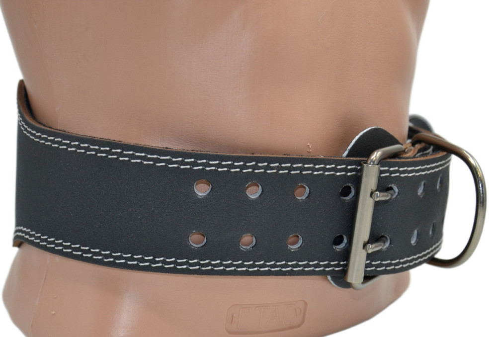 Пояс для важкої атлетики MadMax MFB-245 Full leather шкіряний Black L Луцьк - фото 7