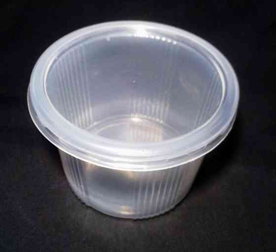 Банка с крышкой 0,5л Одноразовая пластиковая упаковка Флексопринт Павлоград