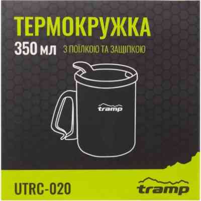 Чашка туристична Tramp з поїлкою і защіпкою 350 мл Olive (UTRC-020-olive) Вінниця