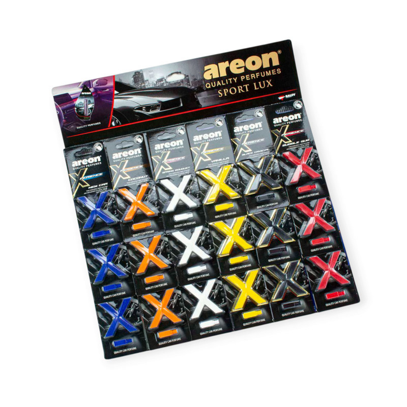 Ароматизатор на обдув буква x areon xperience mix (планшет) 18шт Мукачево - фото 1