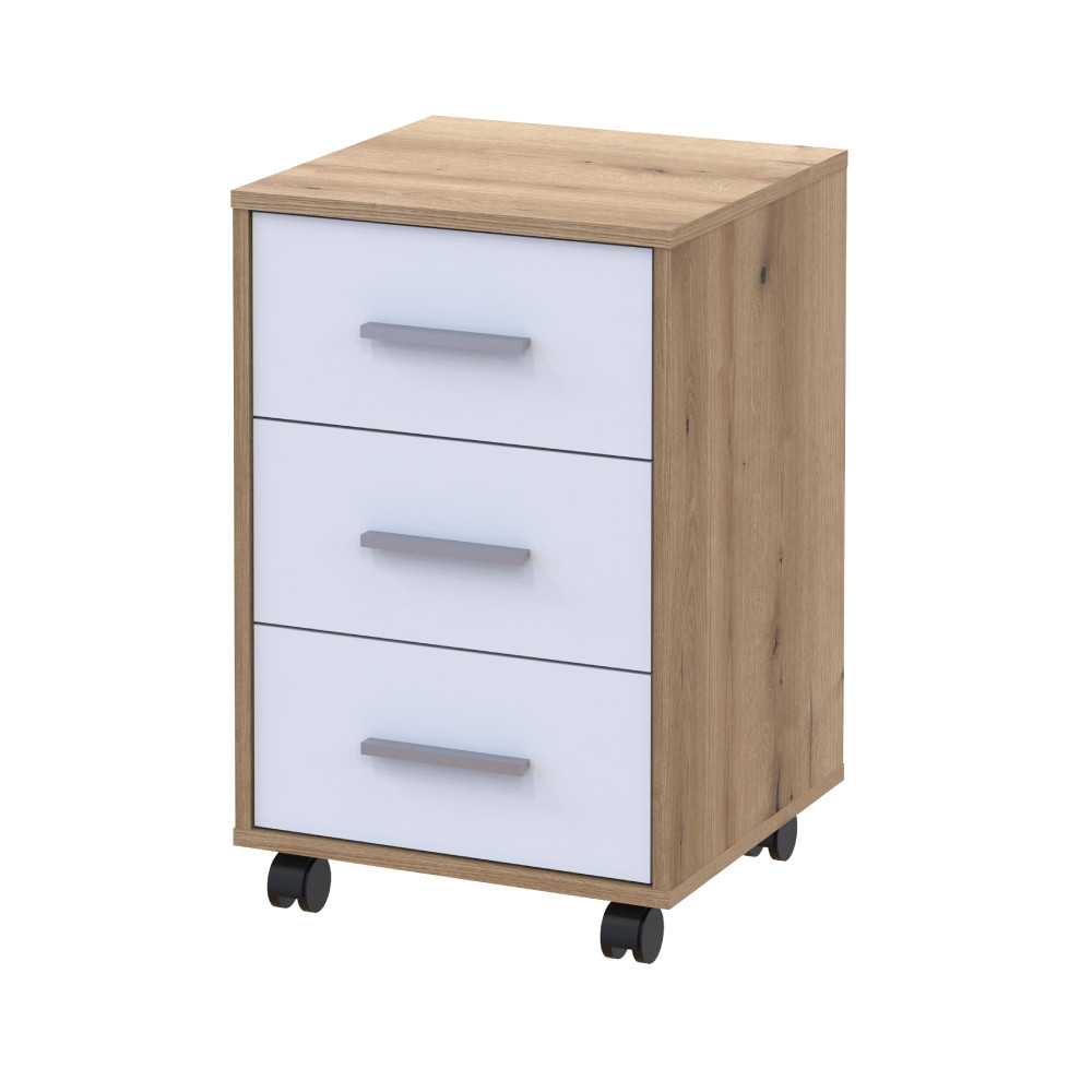 Тумба офісна Doros Т3 43х42х66,4 см Дуб евок/Білий (DRS-011446) Дніпро - фото 2