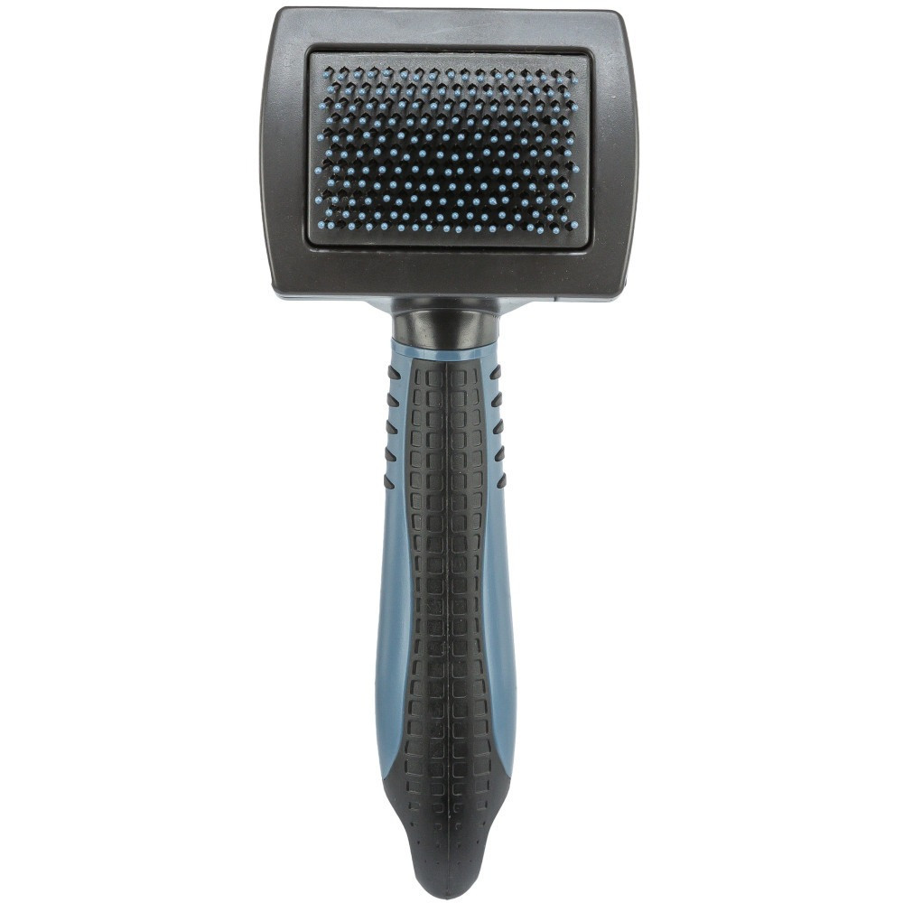 Щітка-пуходерка Trixie для собак м_яка з пластиковою ручкою та захисними кульками 7х16 см Київ - фото 3