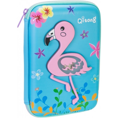 Пенал Cool For School LED 1 отделение с органайзером голубой (QT-5758-Blue) Винница - изображение 2