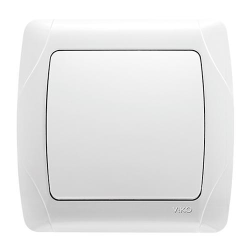 CARMEN Вимикач 1кл. білий Viko Харків - фото 1