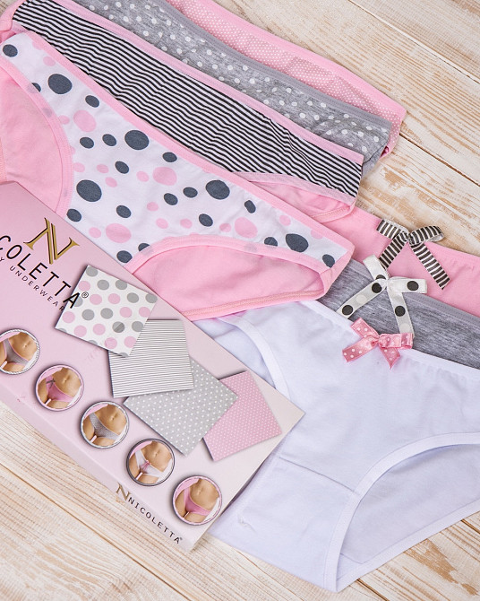 Набір жіночих трусиків 7 шт Nicoletta 36454 M Київ - фото 2