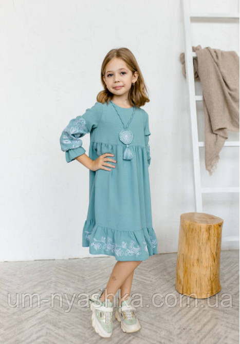 Плаття вишиванка чорне Еля Кривий Ріг - фото 4