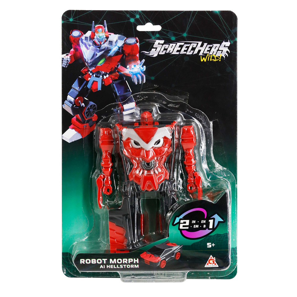 Робот-трансформер Screechers Wild! S5 – Хелшторм Дніпро - фото 7