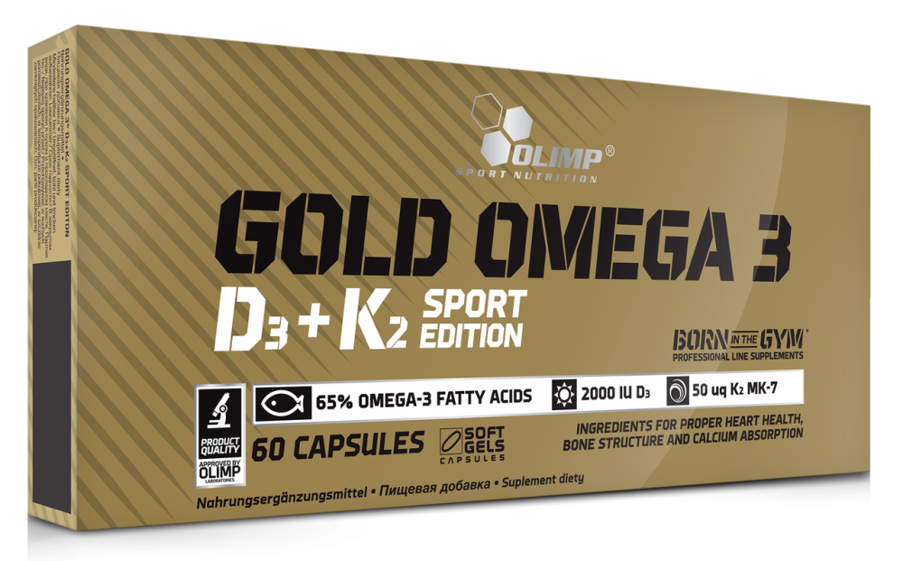 Gold Omega-3 D3+K2 Sport Edition 60 caps Луцьк - фото 1