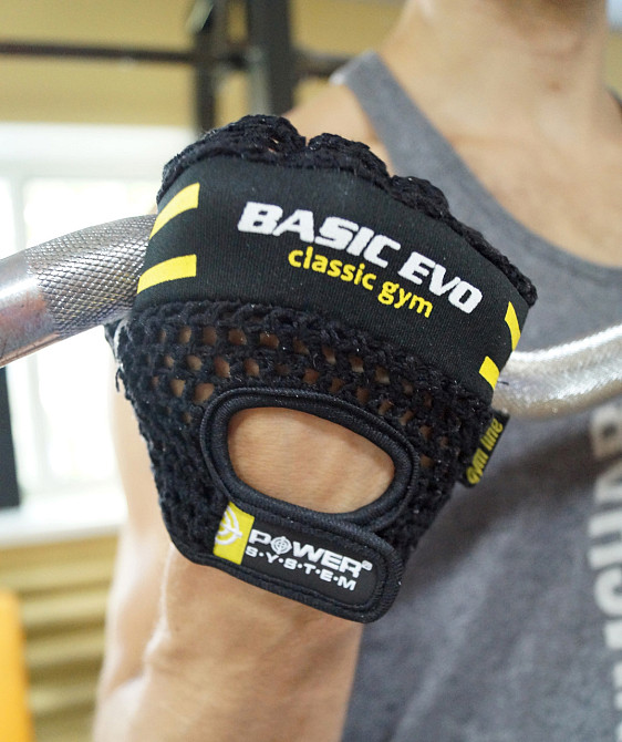 Рукавички для фітнесу Power System PS-2100 Basic EVO Black/Yellow Line XXL Кам'янське - фото 8