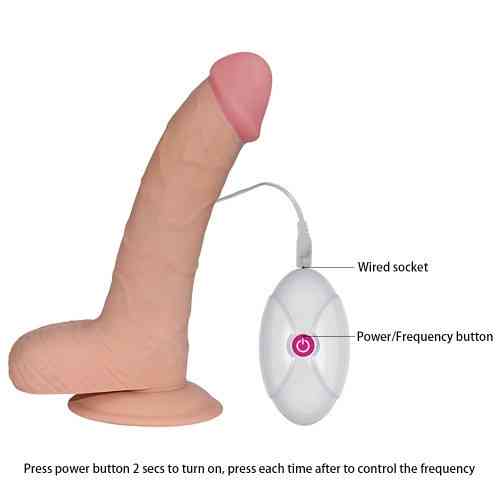 Реалистичный вибратор - The Ultra Soft Dude Vibrating 8.8