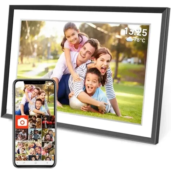 Цифрова фоторамка Frameo 10,1" HD IPS-екран, 32 ГБ, WiFi, робота через програму, в подарунковій коро Київ