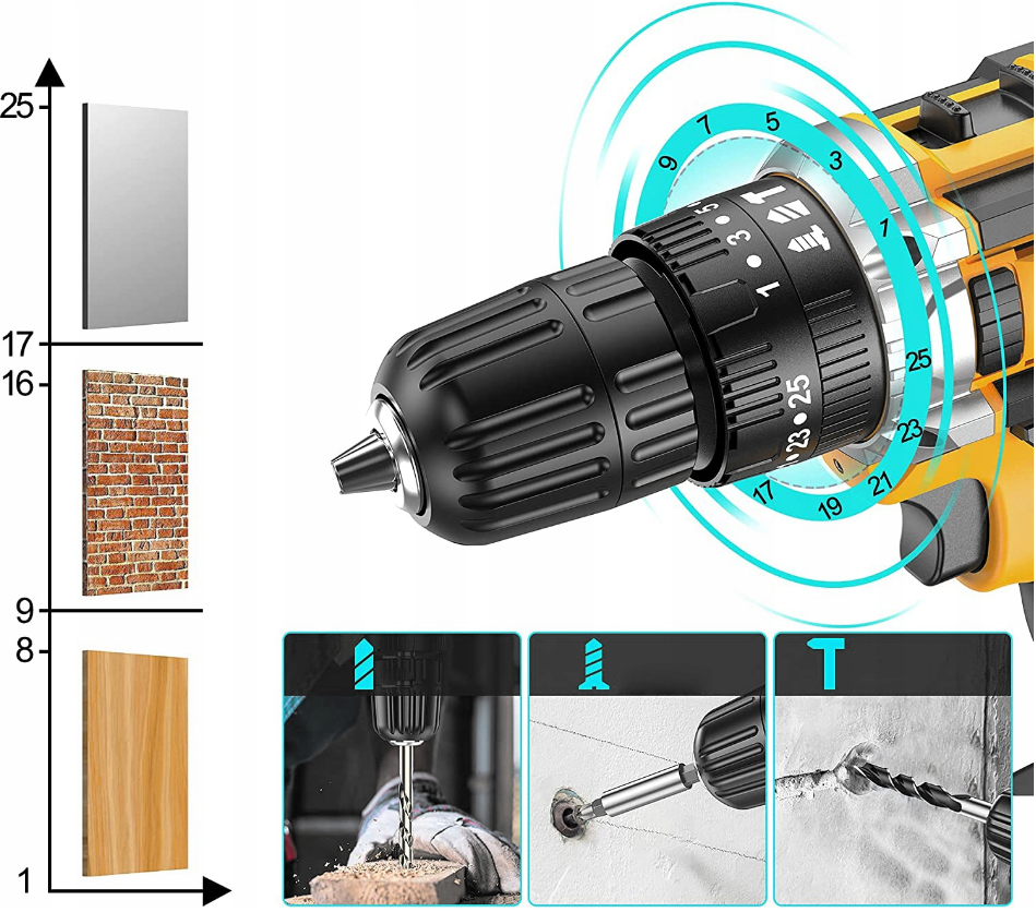 Акумуляторний шурупокрут Majster Polska 20V (Польща) Київ - фото 4