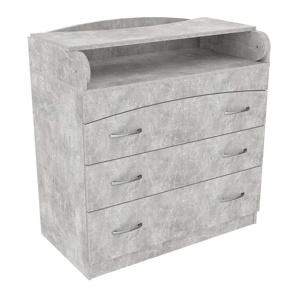 Комод пеленальний №2, Бетон, 864/465/916 Львів - фото 1