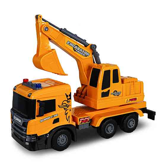 Автомодель серії Super Big Truck – Екскаватор Scania (світло, звук) Дніпро