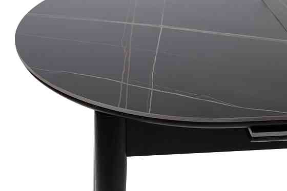 Стіл Тітан 110/140*75, чорний/керам чорна Київ