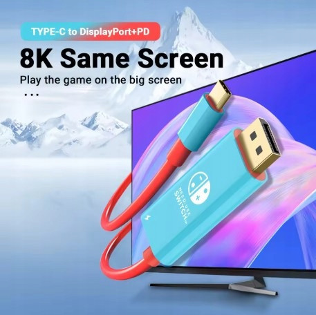 Адаптер USB Type-C → HDMI для Nintendo Switch, Steam Deck, смартфонів, ноутбуків, ПК, PD 100W, 4K, д Київ - фото 9
