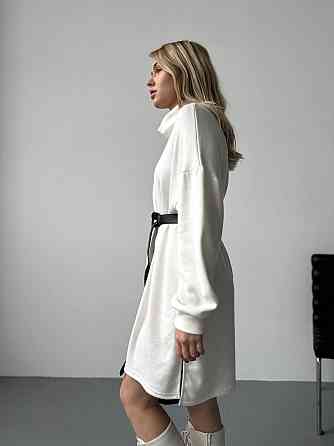 Женское теплое базовое платье турецкое двухсторонняя ангора Одесса