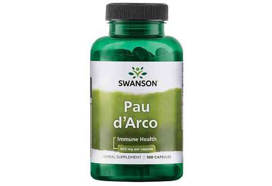 Кора муравьиного дерева Swanson Pau D'Arco 500 mg 100 caps Луцк