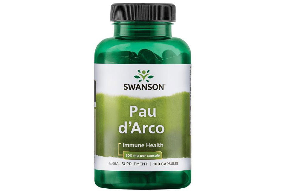 Кора муравьиного дерева Swanson Pau D'Arco 500 mg 100 caps Луцк - изображение 1