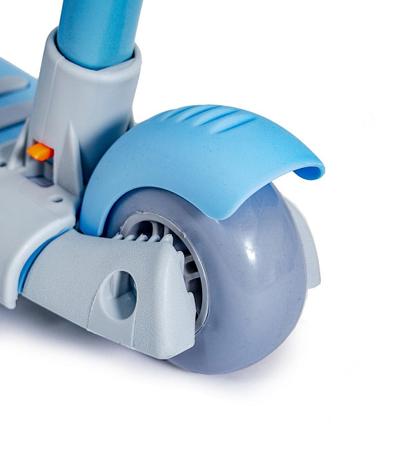 Трехколесный самокат-беговел с сиденьем и родительской ручкой Smart 5 в 1. Голубой цвет Одесса - изображение 4