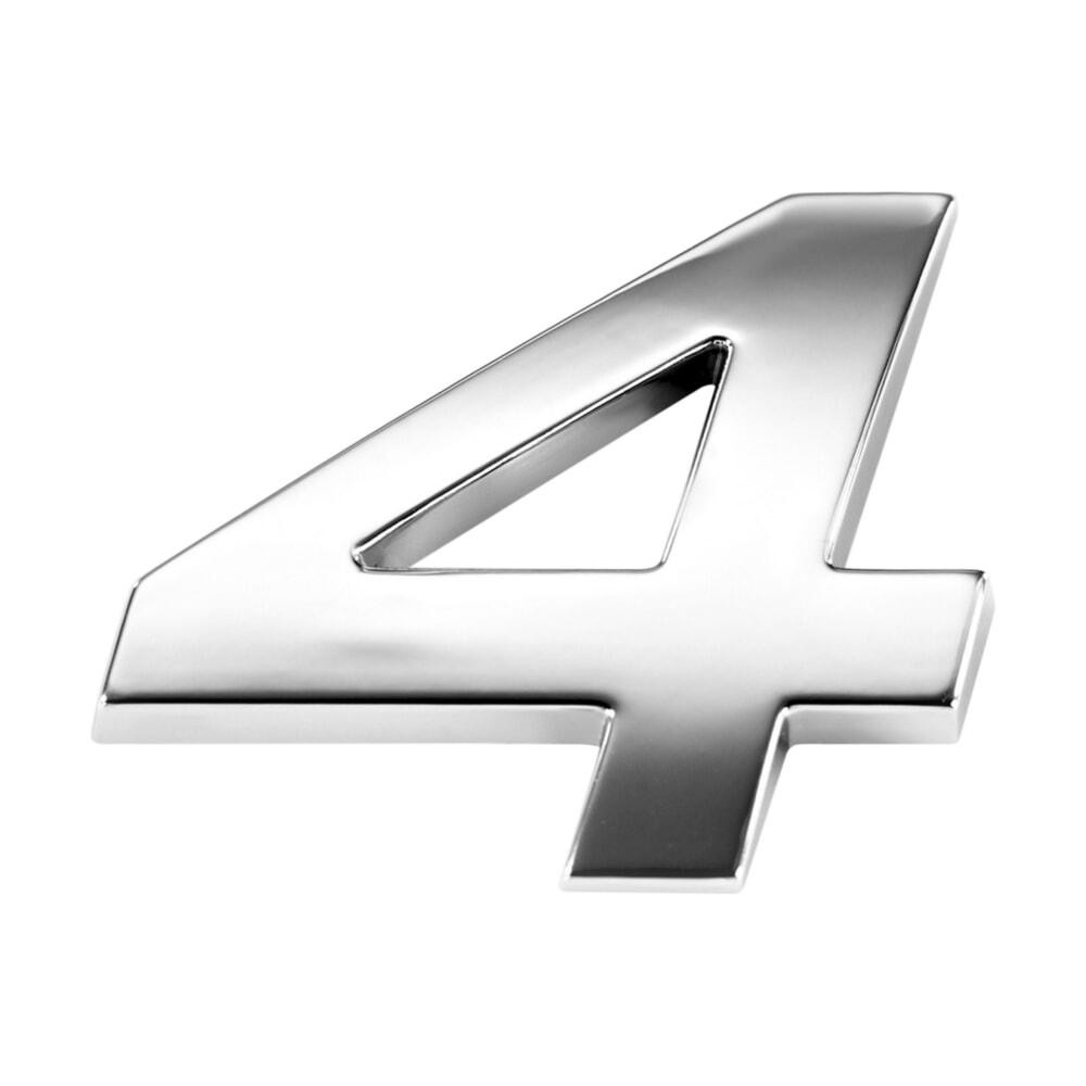 Наклейка 3 см Цифра 4 Киев - изображение 1