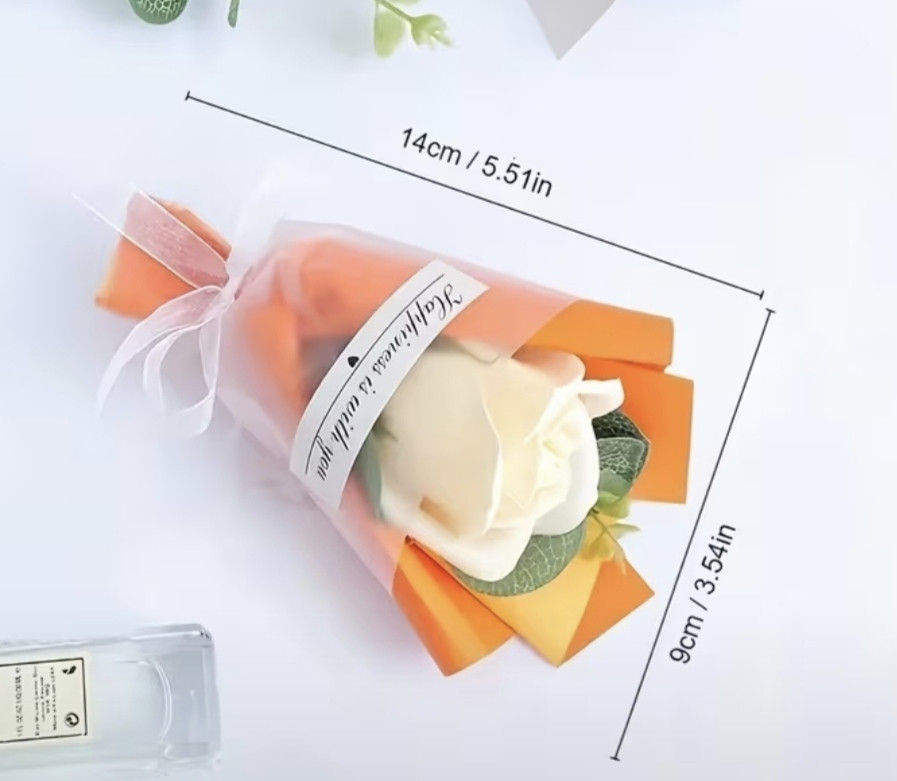 Мило-букет "Троянда" Молочний Сміла - фото 2