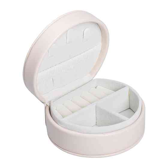 Скринька для прикрас з еко шкіри 10×9×4.5 см ​​органайзер для ювелірних виробів HP-5-31BE Коломия