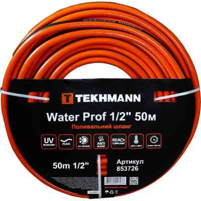 Шланг для поливу Tekhmann Water Prof 1/2'' 50 м (853726) Вінниця